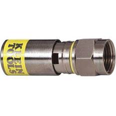 Klein Tools Vdv812-606 Rf Coaxial, F Plug, Cable Mount, Pk10