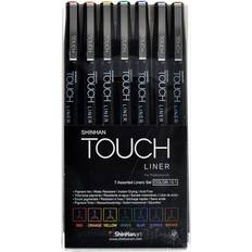 Touch Liner Sets set of 7 assorted 0.1 mm
