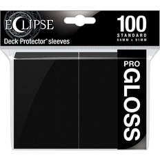 Ultra Pro ULP15601 Eclipse Gloss Deck Protector, Jet Black 100 Piece