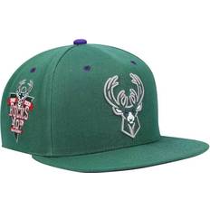Mitchell & Ness Milwaukee Bucks 40th Anniversary Color Flip Snapback Hat Men - Hunter Green