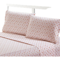 Modern Threads Printed Bed Sheet Pink