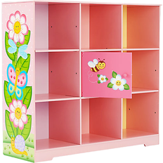Pink Bookcases Teamson Fantasy Fields Magic Garden Cube Bookshelf