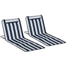 OutSunny Camping Chairs OutSunny Two Foldable Garden Mats: 84B-455V70BU