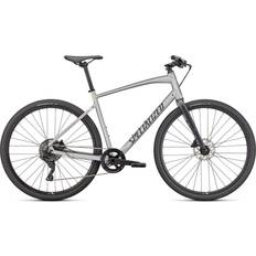 XL City Bikes Specialized Sirrus X 3.0 2022 - Gloss Flake Silver/Ice Yellow/Satin Black Unisex