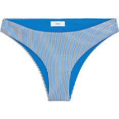 Onia Daisy Bikini Bottom - Snorkel Blue Striped