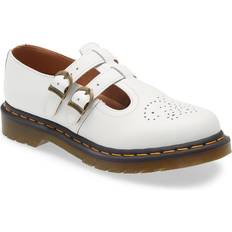 Buckle Derby Dr. Martens 8065 Mary Jane - White