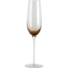 Brown Champagne Glasses Nordal glas, Garo Ø7,7xH27,5 Champagne Glass 32cl 8pcs