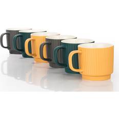 Very Set Of 6 Sanctuary Textured Mugs Cup & Mug