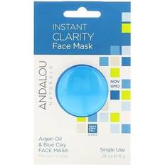 Facial Masks Andalou Naturals Instant Clarity Argan Oil & Blue Clay Beauty Face Mask 0.28 oz (8 g)