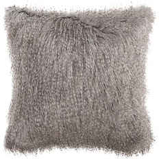 Safavieh Faux Luxe Peacock Complete Decoration Pillows Grey (50.8x50.8cm)