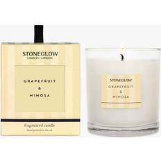 Stone Scented Candles Stoneglow Modern Classics Grapefruit & Mimosa Lemon Scented Candle