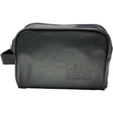 Black - Leather Toiletry Bags & Cosmetic Bags Carl & Son Toiletry Bag