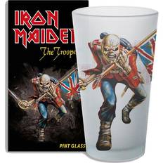 Iron Maiden Trooper Unisex vit Beer Glass