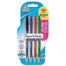 Gel Pens Papermate Flexgrip Gel 0.7mm 4-Blister Assorted colours