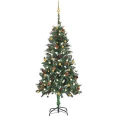 Iron Christmas Decorations vidaXL Artificial with LEDs&Ball Set 150 cm Christmas Tree 150cm