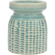 Blue Candle Holders Stonebriar Collection 5.5" Decorative Ceramic Pillar Candle Holder 14cm