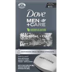 Dove Men Bar Soaps Dove Men+Care Elements Body & Face Bar Charcoal + Clay 106g 6-pack