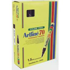 Artline 70 Markers Black Pk12 AR80151