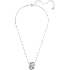 Swarovski Further Pendant Necklace - Silver/Transparent
