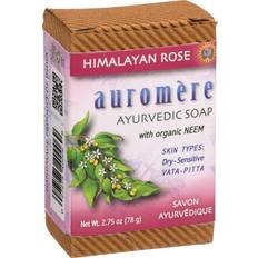 Auromere Himalayan Rose Ayurvedic Bar Soap with Organic Neem 78g