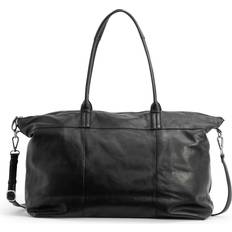 Black - Leather Weekend Bags Still Nordic Basic Weekend Bag - Black