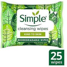 Simple Facial Skincare Simple Biodegradable Cleansing Wipes 25 PC