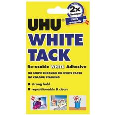 Paper Glue UHU White Tack 62g (12 Pack)