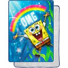SpongeBob 60"x80" OMG Throw Blanket Silk Touch