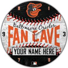 WinCraft Baltimore Orioles Personalized 14'' Round Wall Clock Wall Clock
