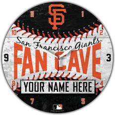 WinCraft San Francisco Giants Personalized 14'' Round Wall Clock Wall Clock