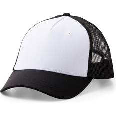 Black Scrapbooking Cricut Trucker Hat Blank Black & White