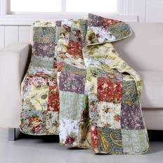 Greenland Home Fashions Blooming Prairie Blankets Multicolour (152.4x127cm)