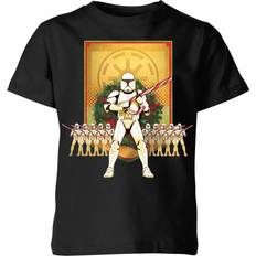 Star Wars Kid's Candy Cane Stormtroopers Christmas T-shirt