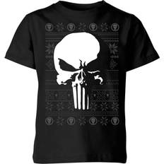 Marvel Tops Marvel Punisher Kids Christmas T-Shirt 11-12