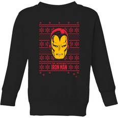 Marvel Hoodies Children's Clothing Marvel Iron Man Face Kids' Christmas Sweatshirt 11-12