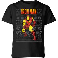 Marvel Avengers Classic Iron Man Kids Christmas T-Shirt 11-12