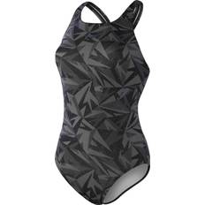 Swimwear Speedo Hyperboom Medalist Swimsuit - Black/Grey