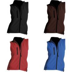 Multicoloured Outerwear Sol's Womens/Ladies Rallye Soft Shell Bodywarmer Jacket (Black)