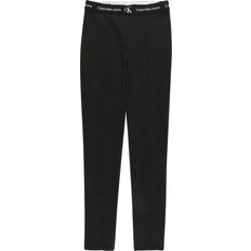 Calvin Klein Milano Jersey Slit Hem Leggings - Black (IG0IG01433)
