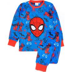 Red Pyjamases Children's Clothing Marvel Kids Fleece Long Pajama Set