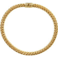 Men - Transparent Bracelets John Hardy Classic Chain Bracelet - Gold/White Diamond