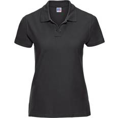 Green - Women Polo Shirts Russell Europe Womens/Ladies Ultimate Classic Cotton Short Sleeve Polo Shirt (Black)