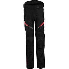 Rusty Stitches Jenny Ladies Motorcycle Textile Pants, black-white-red, for Women Woman