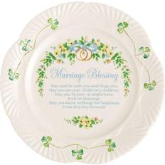 Belleek Pottery Irish Pottery Marriage Blessing Dessert Plate 9cm