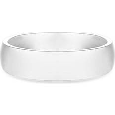 Simply Be Wedding Band Ring - Silver