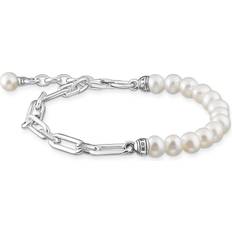 Men - Pearl Bracelets Thomas Sabo Bracelet - Silver/Pearls