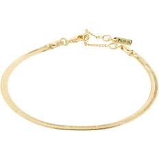 Brass - Men Bracelets Pilgrim Joanna Flat Snake Chain Bracelet - Gold