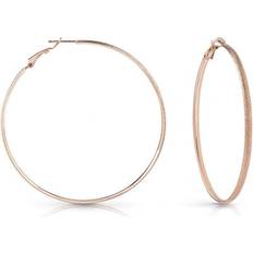 Guess Pave Earrings - Rose Gold/Transparent