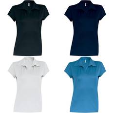 Red - Women Polo Shirts Kariban Proact Womens/Ladies Short Sleeve Performance Polo Shirt (Fuchsia)