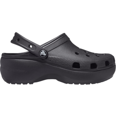 Black - Women Outdoor Slippers Crocs Classic Platform - Black